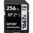 Lexar 256GB Professional 1667x UHS-II SDXC Memory Card - Open Box