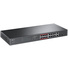 TP-Link TL-SL1218MP 16-Port 10/100 Mb/s PoE+ Compliant Unmanaged Switch with Gigabit and SFP Ports