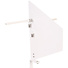 RF Venue Diversity Fin Antenna with Wall-Mount Bracket for Wireless Microphone Systems (White)
