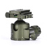 Sunwayfoto XB-44DLG Low Profile Ball Head with Duo-Lever Clamp (Army Green)