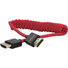 Kondor Blue Coiled High-Speed HDMI 2.0 Braided Cable (30 to 60cm, Cardinal Red)