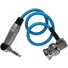 Kondor Blue BNC to 3.5mm Right-Angle Timecode Cable for Broadcast Cameras (25cm)