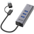 UNITEK Y-3088B 4-in-1 Ethernet Hub
