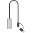 UNITEK U1313C Hybrid USB-C/ USB-A to 2.5G Gigabit Ethernet Adapter