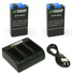 Wasabi Power Three-Bay Charger and Lithium-Ion Battery Bundle for GoPro MAX