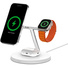 Belkin Boost Charge Pro 3-in-1 15W MagSafe Wireless Charging Stand (White)