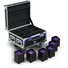 Chauvet DJ Freedom Flex H9 IP Weather-Resistant RGBAW+UV LED PAR Kit with Charging Case (6-Pack)