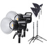Godox SL-60IID LED Video Light Kit with Stand & Softbox Dual Kit