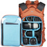 Summit Creative Tenzing Rolltop Camera Backpack (Orange, 30L)
