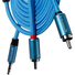 Kondor Blue Dual Male RCA to 3.5mm Stereo TRS Audio Cable (1.8m)