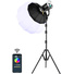 GVM SD200R RGB & Bi-Color LED Studio Video Spotlight Kit with Stand and Lantern Softbox
