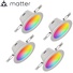 Nanoleaf Essentials Colour Smart LED Downlight (Matter Compatible, 4 Pack)
