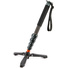 3 Legged Thing Legends Alana Carbon Fibre Monopod with DocZ Foot Stabiliser Kit (Metallic Grey)
