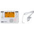 Korg TM-70T Handheld Tuner and Metronome with CM-400 Contact Microphone (White)