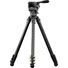 Tilta 75mm Cine Fluid Head with 3-Stage Carbon Fibre Tripod System (8kg Load, Space Grey)