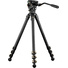 Tilta 75mm Cine Fluid Head with 3-Stage Carbon Fibre Tripod System (8kg Load, Space Grey)