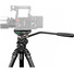 Tilta 75mm Cine Fluid Head with 3-Stage Carbon Fibre Tripod System (8kg Load, Space Grey)