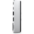 Satechi 6-in-1 Dual USB-C Hub for Surface Pro 9 (Platinum)