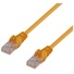 DYNAMIX Cat6 UTP Patch Lead - Slimline Snagless Molding (2m, Yellow)