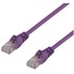 DYNAMIX Cat6 UTP Patch Lead - Slimline Snagless Molding (0.3m, Purple)