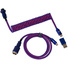 Keychron Premium Coiled Aviator Cable (Purple)