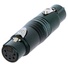 Neutrik 5-pin Female to 5-pin Female XLR Adapter (Black)