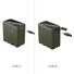 SmallRig 4577 NP-F970 USB-C Rechargeable Camera Battery (Green)