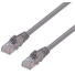 DYNAMIX Cat6 UTP Patch Lead - Slimline Snagless Molding (10m, Grey)