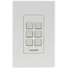 Kramer RC-206 6-Button I/O Control Keypad (White/Black) (US)