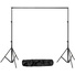 Xlite Standard 3x6m Muslin Background Kit (Black/White)