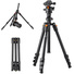 K&F Concept BI234M Lightweight Magnesium Travel/Vlog Tripod with Ball Head
