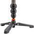 3 Legged Thing Legends Lance 4-Section Carbon Fibre Monopod with DocZ Foot Stabiliser Kit (Darkness)