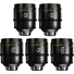 DZOFilm Arles FF/VV Prime Cine 5-Lens Set (ARRI PL, Feet)