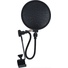 Proel Mic Pop Shield on Gooseneck Fitting (Black)