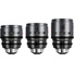 DZOFilm PAVO 2x Anamorphic 28/40/75mm T2.1 3-Lens Set (Neutral Coating, PL/EF Mount, Feet)