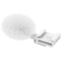 SmallRig 4734 Cold Shoe Adapter with Furry Windscreen for Sony ZV Series (White)