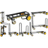 RocknRoller 8-in-1 Equipment Transporter R2RG Micro Glider (Black)
