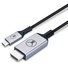 Bonelk USB-C to HDMI Long Life Cable (2.5m, Black/Space Grey)