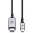 Bonelk USB-C to HDMI Long Life Cable (2.5m, Black/Space Grey)