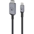 Bonelk Mini DisplayPort to HDMI Long Life Cable (1.5m, Black/Space Grey)