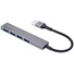 Bonelk Long-Life USB-A to 4 Port USB 3.0 Slim Hub (Space Grey)