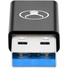 Bonelk USB-A to USB-C 3.0 Adapter (Black)