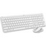 Logitech MK950 Performance Wireless Keyboard and Mouse (Off-White)