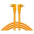 Tether Tools TetherPro USB-C to USB-C RT Angle/RT Angle Cable (4.6m, Hi-Vis Orange)