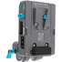 Kondor Blue Pro Battery Plate with Swiveling Rod Block (V-Mount, Space Grey)