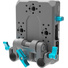 Kondor Blue Pro Battery Plate with Swiveling Rod Block (V-Mount, Space Grey)