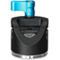 Kondor Blue Rosette to Straight-Angle Rod Clamp (Raven Black)
