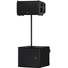 QSC LA 112 2400W Active 12" Line Array Loudspeaker (Black)