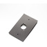 Livesound WP01-P Single D'Series Wall Plate (Black, Vertical)