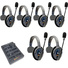 Eartec UltraLITE Pro16 Full-Duplex Wireless Intercom System with 6 Single-Ear Headsets (2.4 GHz)